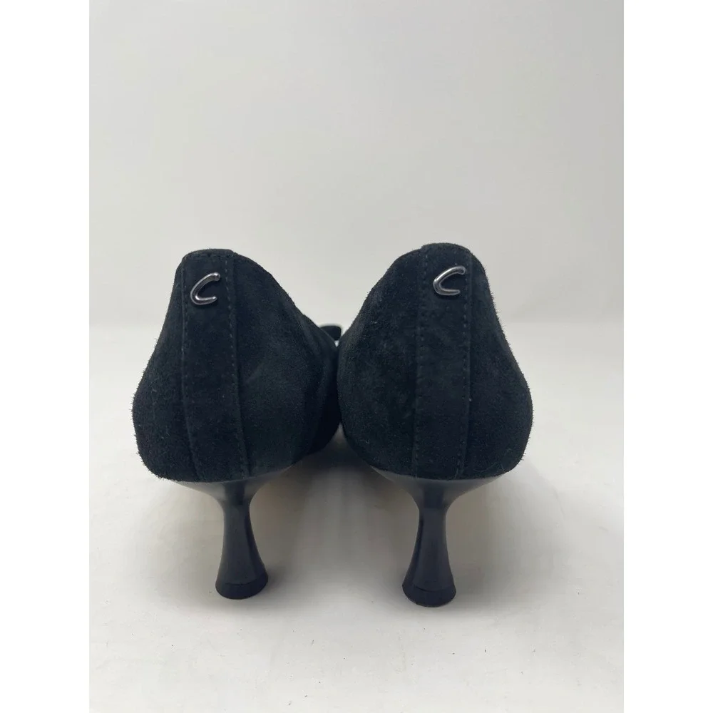 Circus‎ by Sam Edelman Kitten Heels Womens 6.5 Black Excellent Rhinestone Bow